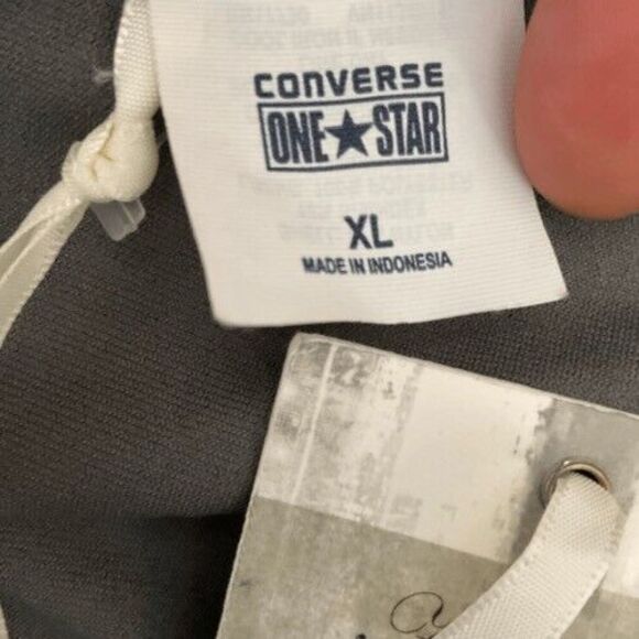 NWT Converse One Star Swimsuit Tankini/Bottom Women Size XL Blue/Gray Paisley - Picture 2 of 12